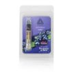 Ecommerce style image of blueberry gelato flavored valkyrie cannabinoid blend vape cartridge